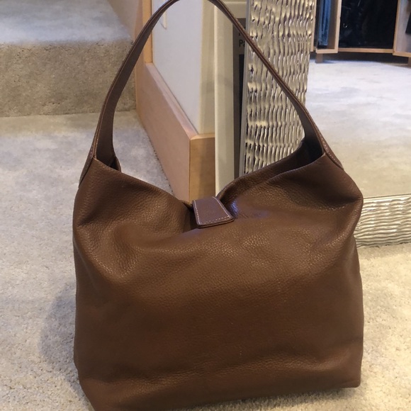 DOONEY & BOURKE CHOCOLATE BROWN LEATHER BAG - Picture 4 of 10